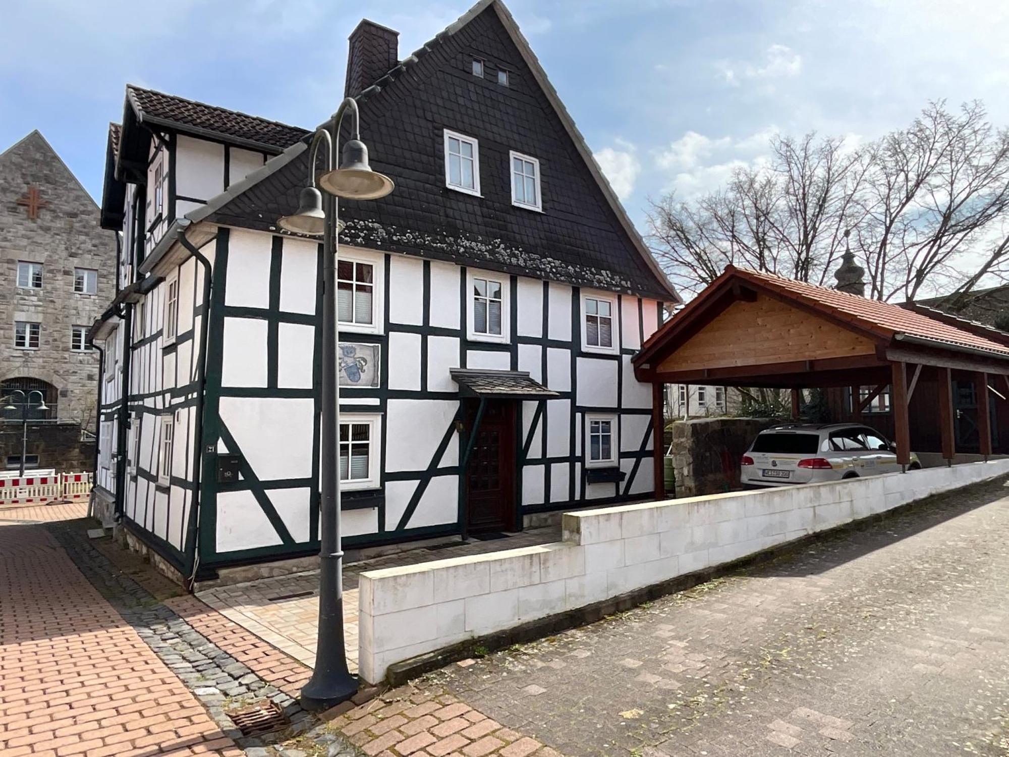 Urig, Gemuetliches Fachwerkhaus Korbach Exterior foto